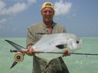 Co caught this beautiful permit, in Belize!