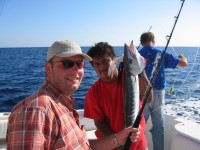 Trolling in the deep waters of Belize.