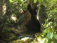 Mysterious cave Actun Tunichil Muknal Belize.